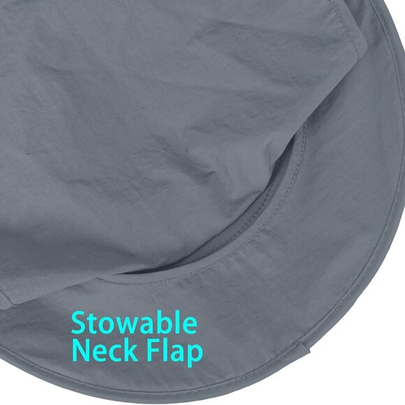 Sun Hats for Men Women Fishing Hat UPF 50+ Breathable Wide Brim Bucket Hats Summ - Picture 5 of 6